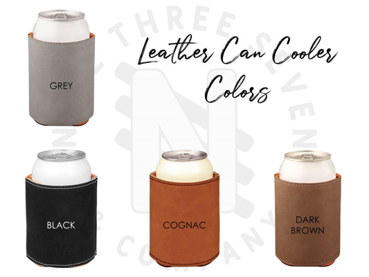 Leather Can Cooler : Create Your Own