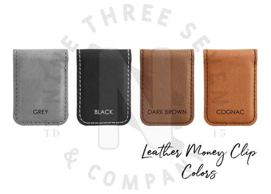 Leather Money Clip : Create Your Own