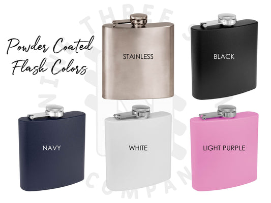 Powder Coated Flask : Create Your Own